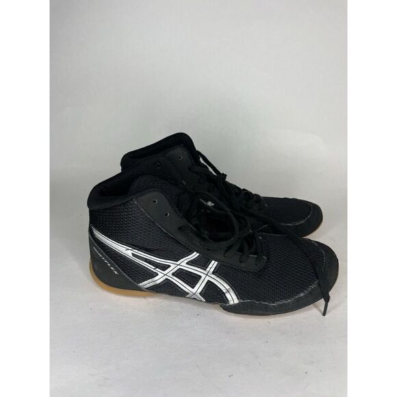 Asics Black Synthetic Lace Up Athletic Wrestling Shoes Women Sz 36EU/5M US - Picture 11 of 11